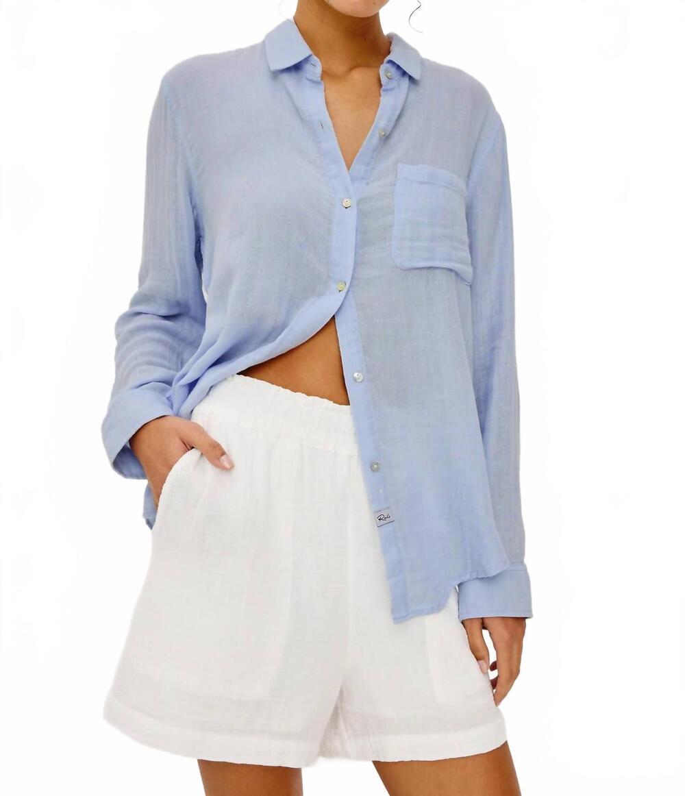 NEW RAILS leighton short in white